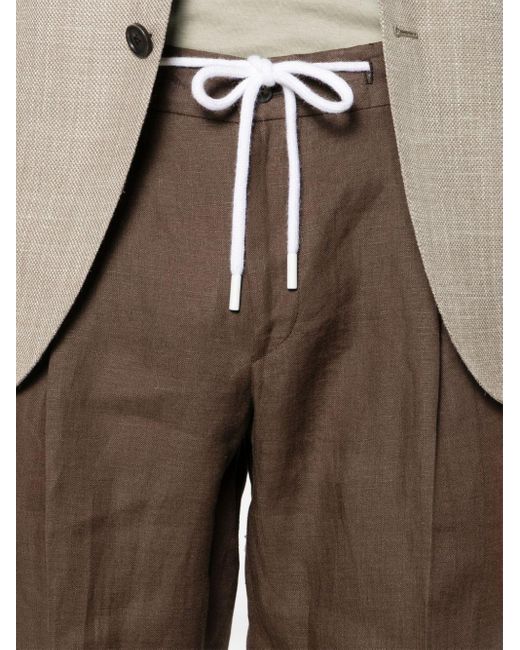 Pantalones Roma Barba Napoli de hombre de color Brown