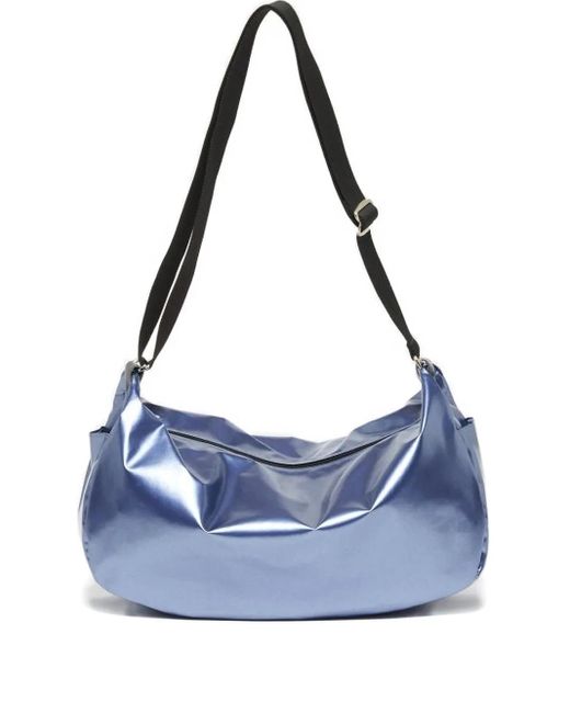 Jack Gomme Blue Zip Shoulder Bag