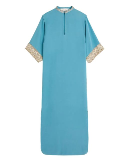 Valentino Garavani Blue Kaftan Dress