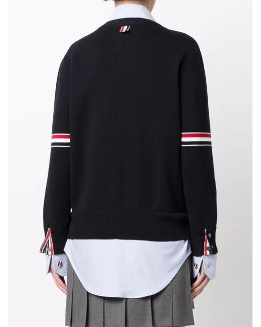 Cárdigan con cuello en V Thom Browne de color Blue