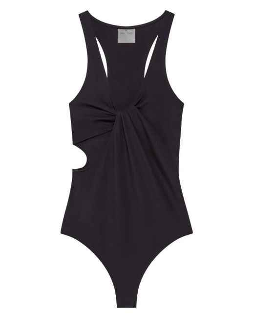 Maillot De Bain Twist Courreges en coloris Blue