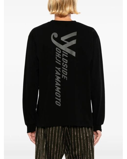 Yohji Yamamoto Black X Neighborhood Long-Sleeved T-Shirt for men