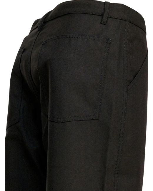 Comme des Garçons Black Buttoned Trousers for men