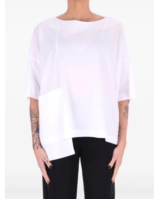 MEIMEIJ アシンメトリー Tシャツ White