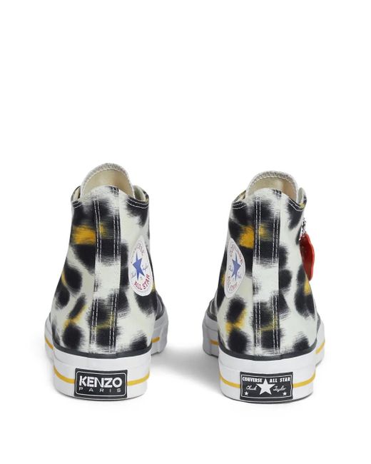 KENZO White X Converse Chuck 70 High-Top Sneakers