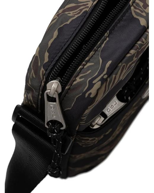 DIESEL Black Metal-Logo Bag