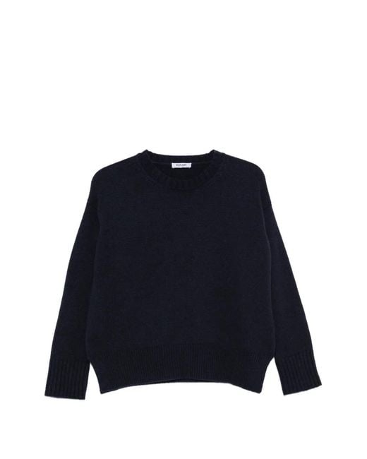 Base London Blue Crew-Neck Sweater