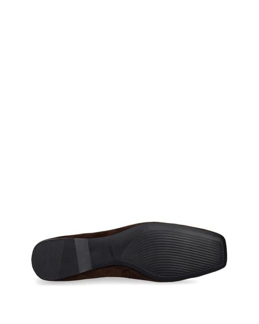 Vagabond White Delia Square-Toe Ballet Flats