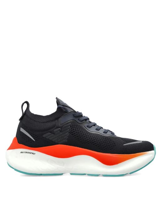 EA7 レースアップ スニーカー Black