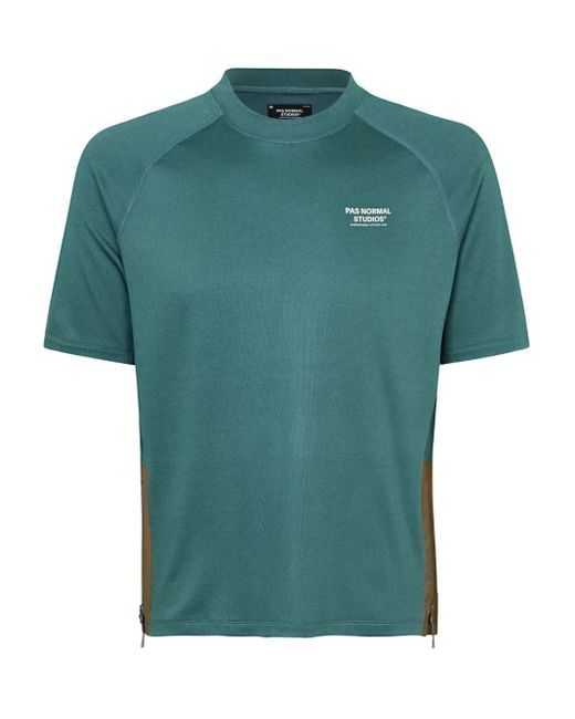 T-Shirt Escapism Con Maniche Raglan di Pas Normal Studios in Green da Uomo