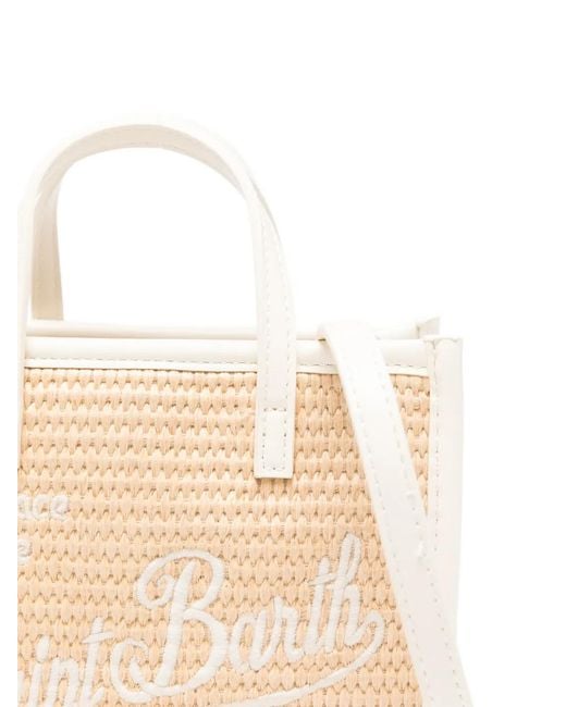 Mc2 Saint Barth Natural Mini Vivian Tote Bag