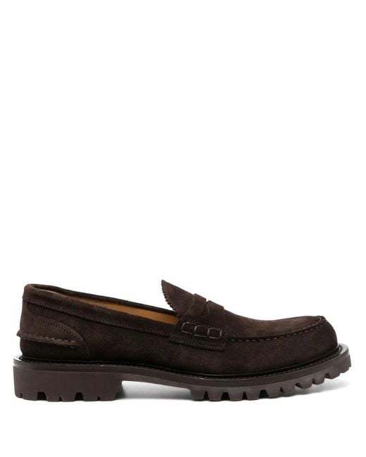 Scarosso Black Wooster Ii Suede Loafers for men