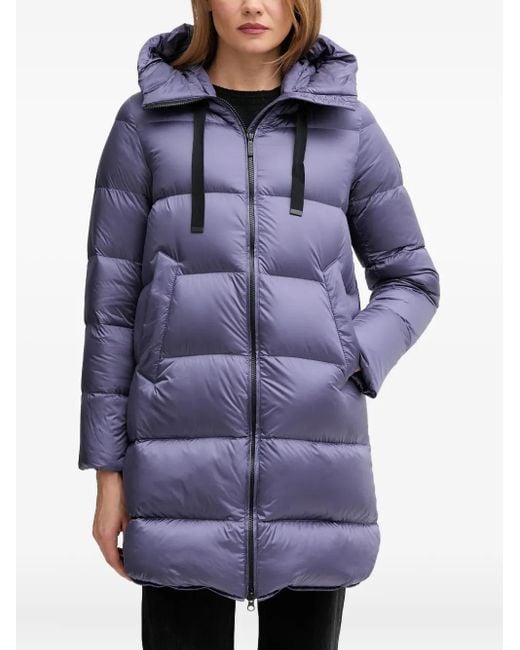 Bomboogie Purple Wattierter Geneva Kapuzenmantel