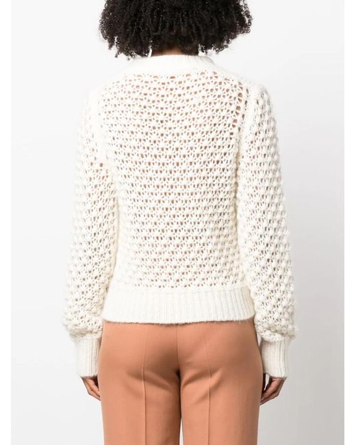 Fabiana Filippi White Sweaters