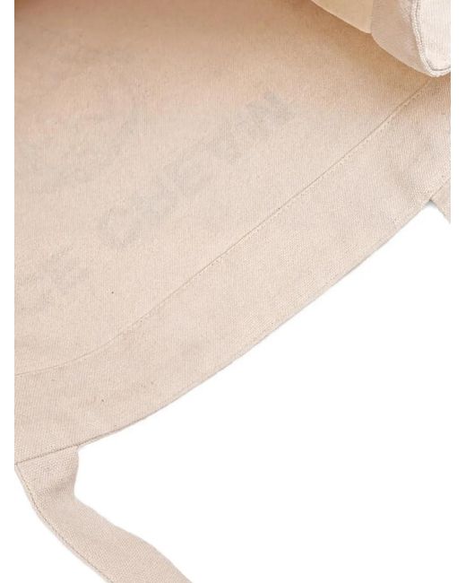 Bolso Shopper Estampado Samsøe & Samsøe de color White