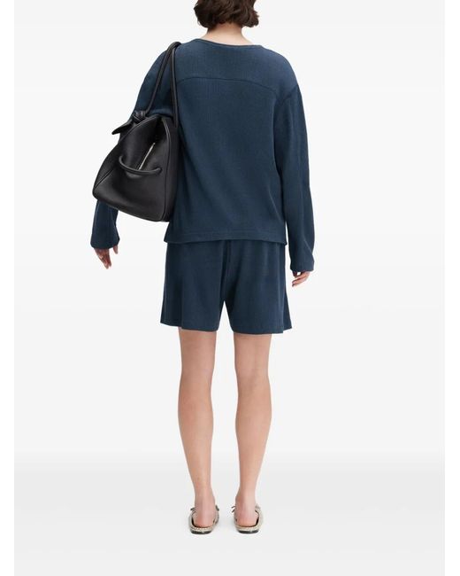 Jacquemus Blue Cotton Playsuit