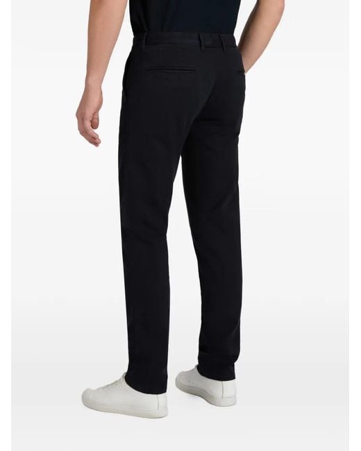 Slowear Black Belt-Loops Trousers for men