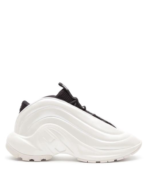 DIESEL White S-D-Runner X Sneakers