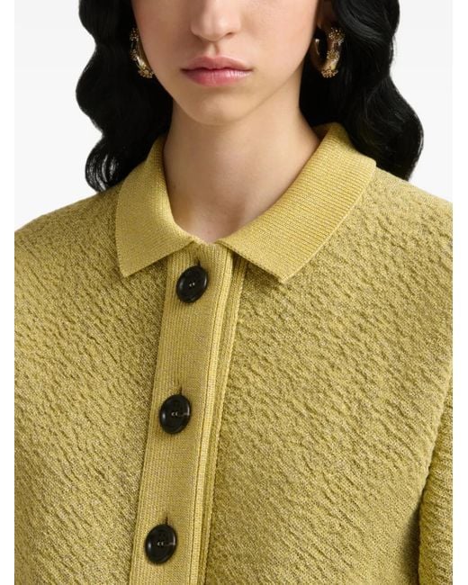 Marni Button-Up Vest in het Yellow