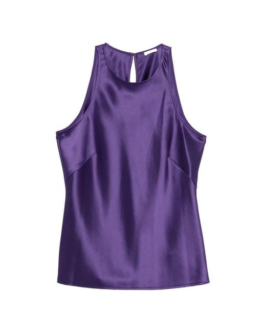 Joseph Purple Ritz Sleeveless Top