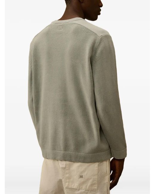 C P Company Green Pull À Poche Poitrine for men