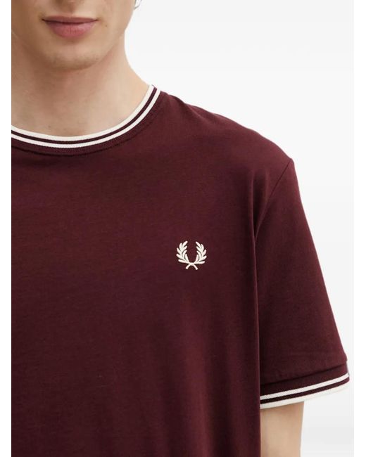 Fred Perry Logo-Embroidered T-Shirt for men