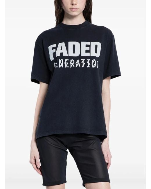 44 Label Group Black Faded Generation T-Shirt