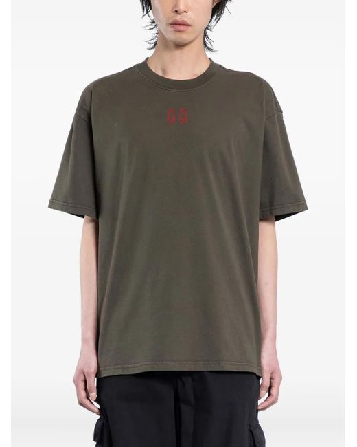 44 Label Group Gray Graphic T-Shirt