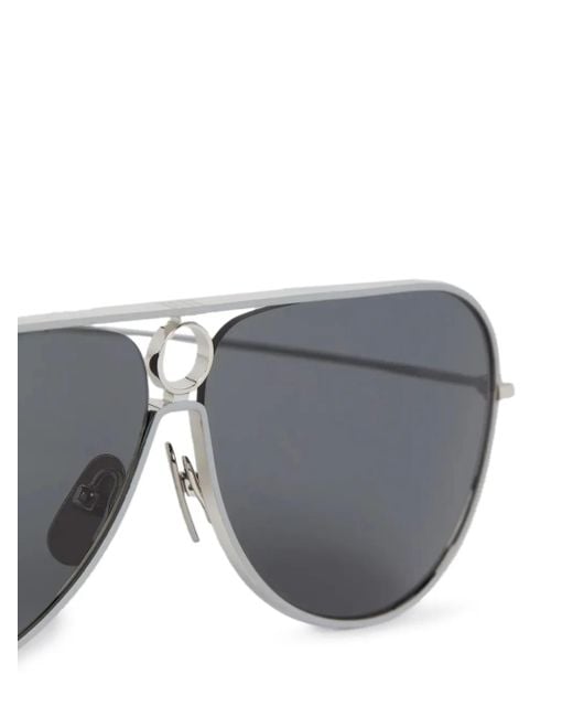 Thom Browne Gray Double-Bridge Sunglasses
