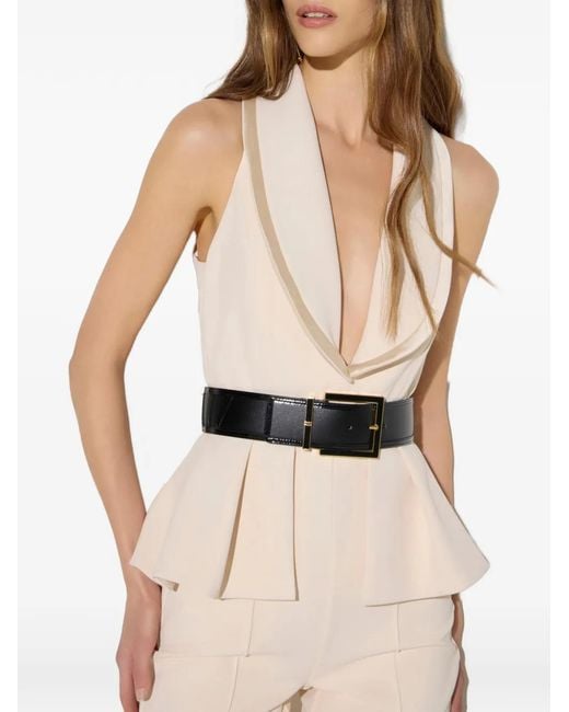 Elisabetta Franchi White Jumpsuit
