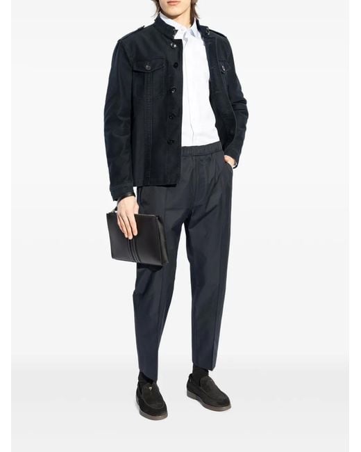 Giuseppe Zanotti Black Suede Loafers for men