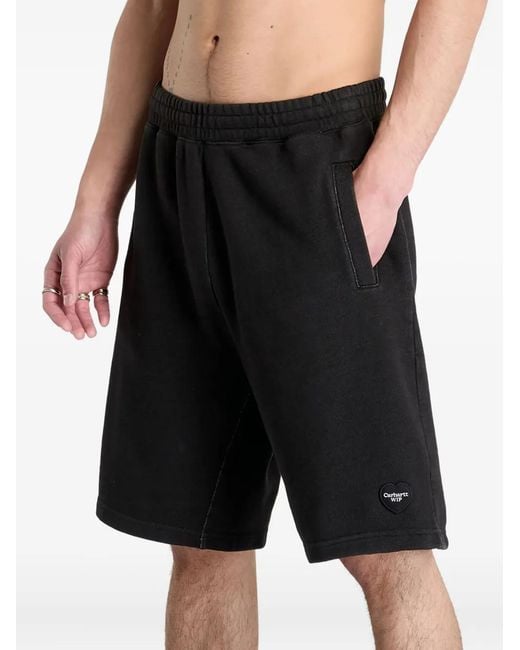 Carhartt Black Patch-Pocket Shorts for men