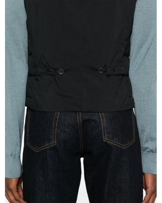 Herno Black Il Panciotto Down Vest for men