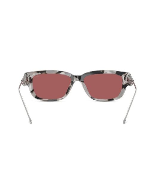 DIESEL Pink Tortoiseshell Tinted Lens Sunglasses