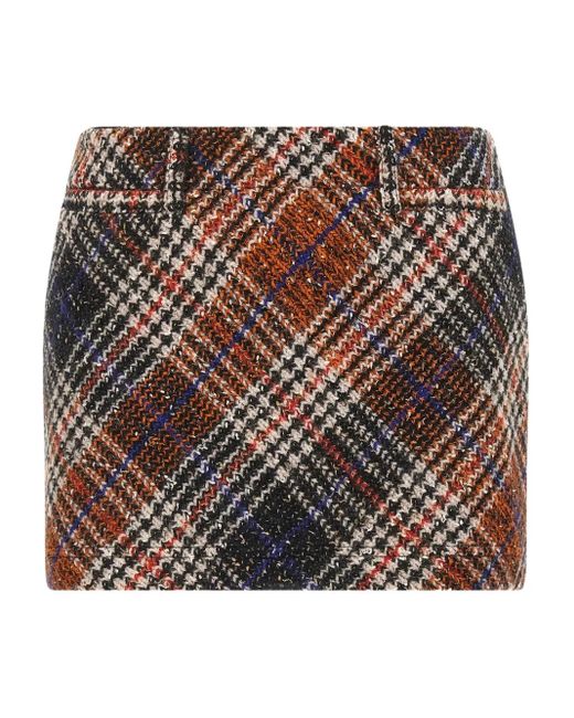 Missoni Black Tweed Mini Skirt