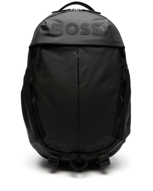 メンズ Boss ロゴ バックパック Black