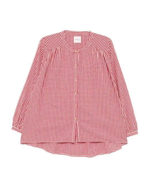 Posse Pink Checked-Print Shirt