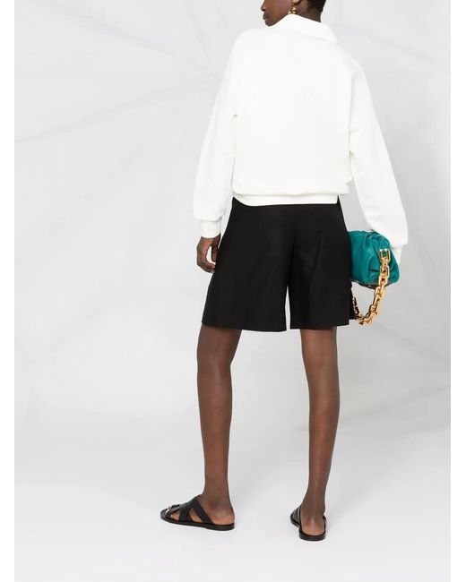 The Row White Long-Sleeves Polo-Shirt