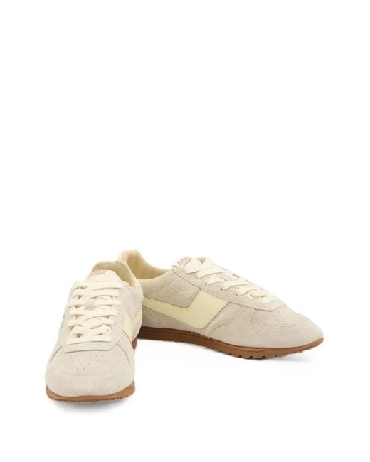 Autry White Windspin Suede Panelled Sneakers