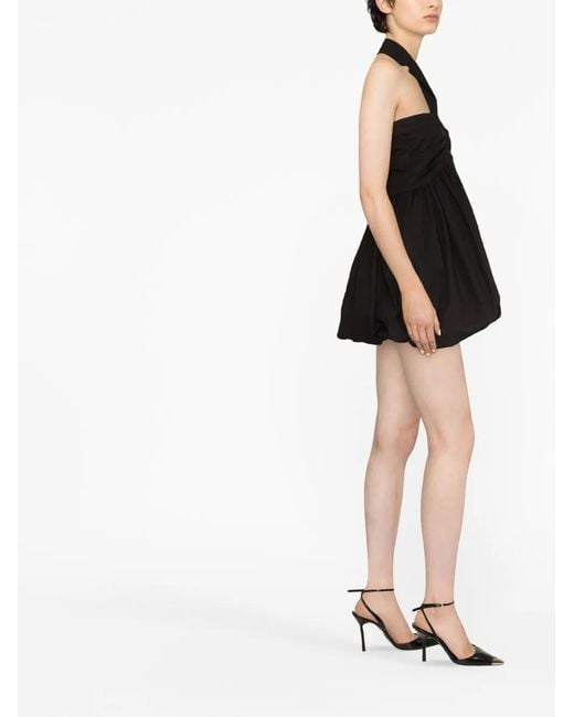 Philosophy Di Lorenzo Serafini Black Flared Mini Dress