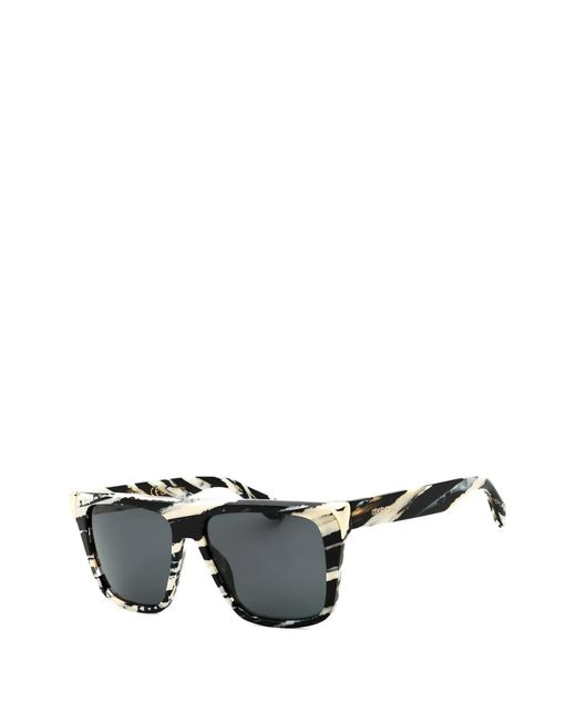 Roberto Cavalli Gray Square-Frame Sunglasses
