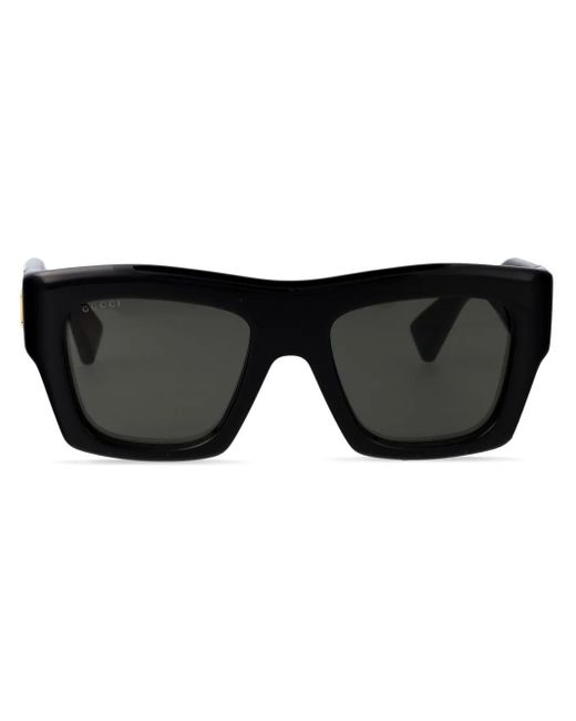Gucci Black Square-Frame Sunglasses