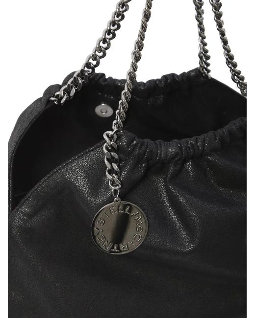 Stella McCartney Black Falabella Drawstring Bag