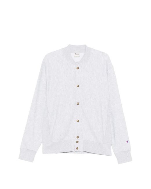 Champion White Reverse Weave Sweatshirt for men
