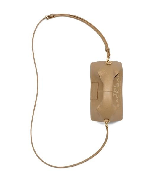 Mini Sac Cabas The Sack Marc Jacobs en coloris Metallic