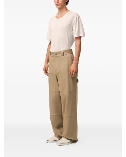 AMI Natural Cotton Worker Trousers for men