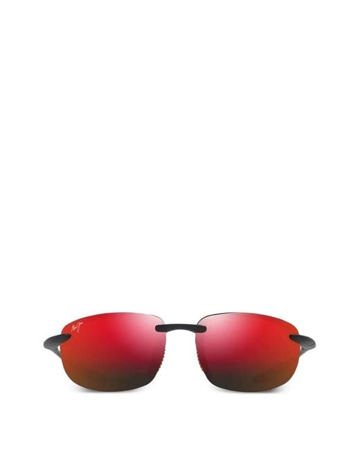Maui Jim Red Hookipa Ultra Rectangle-Frame Sunglasses