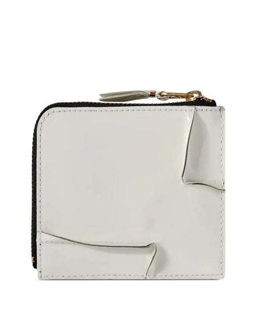 Comme des Garçons White Zip Wallet