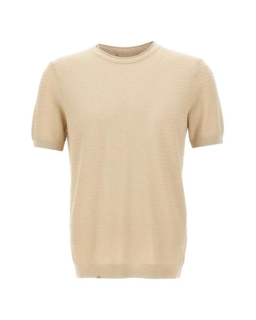 Bob Natural Cross Textured-Finish Sweater for men