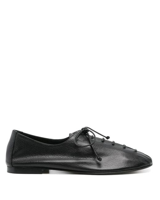 Hereu Black Plegada Supple Shiny Shoes